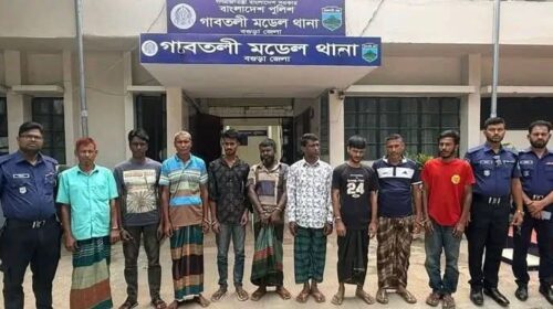 বগুড়ার গাবতলীতে 